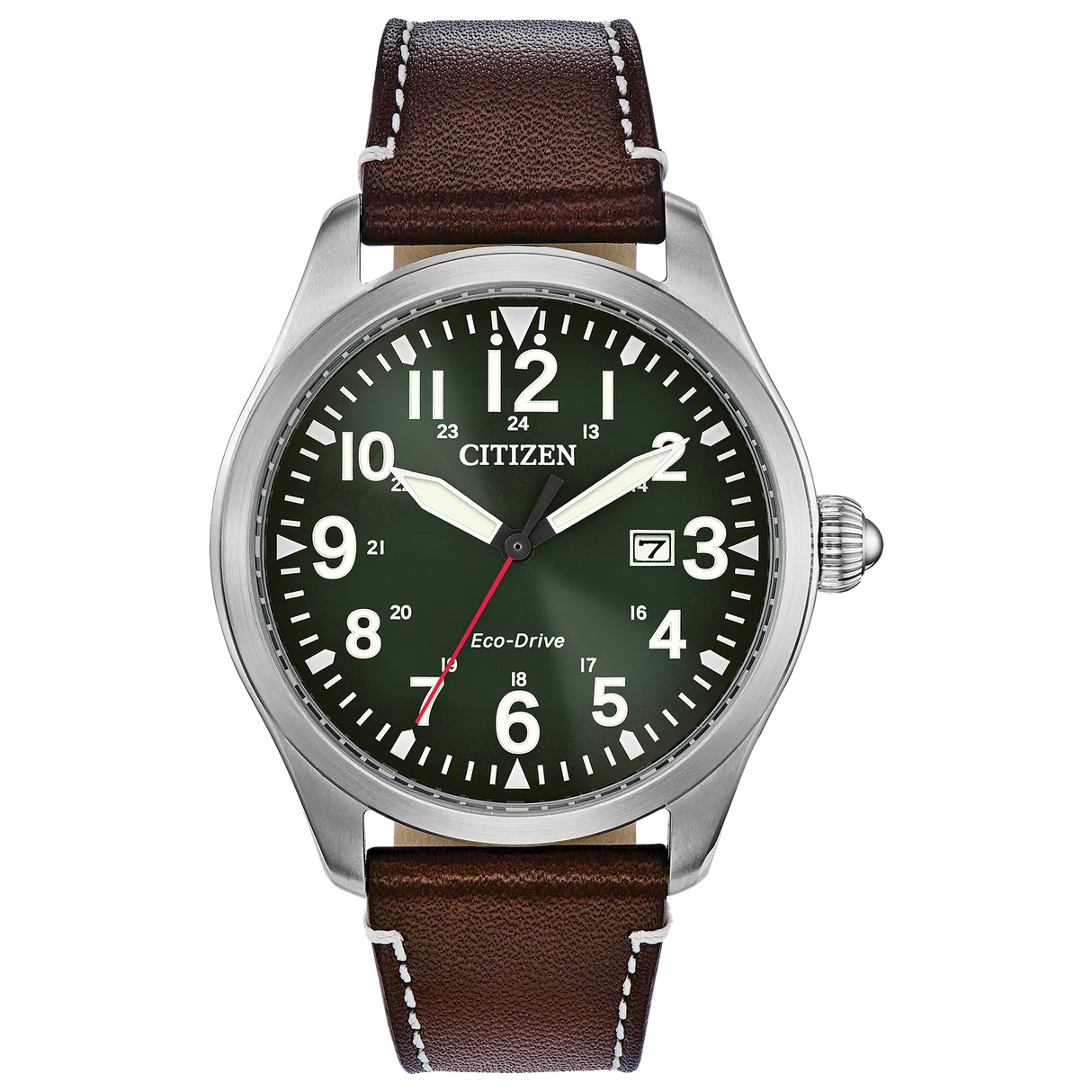 BM6838-09X Reloj Citizen Garrison de hombre pulsera de cuero