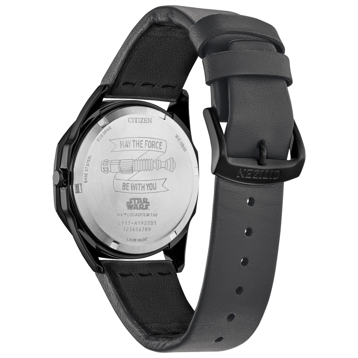 BM7498-00W Reloj Citizen Jedi Master de hombre pulsera de piel Star Wars 41 mm