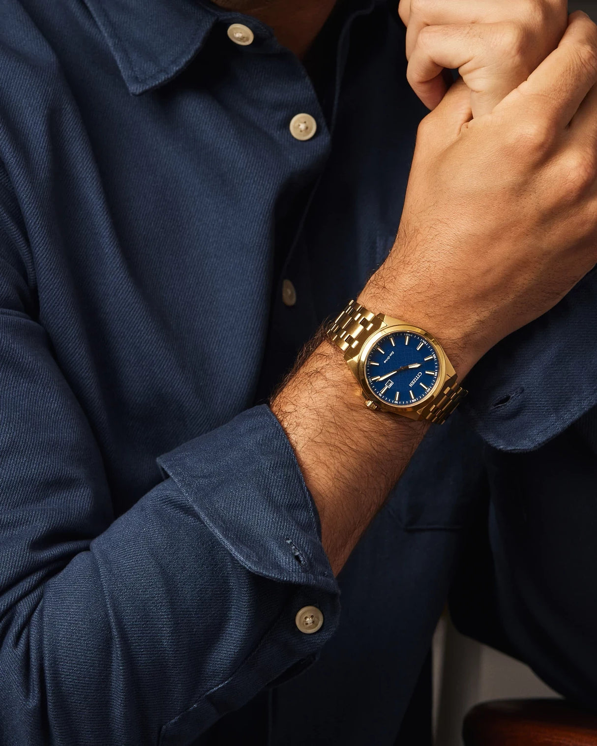 BM7532-54L Reloj Citizen Peyten de hombre pulsera de metal 41 mm