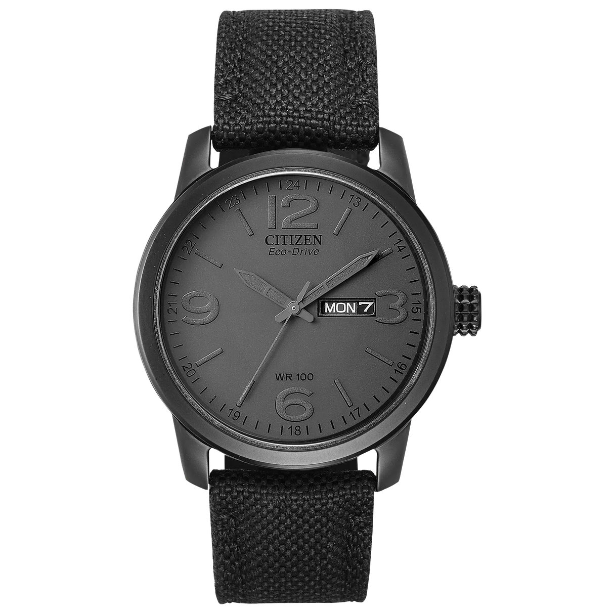 BM8475-00F Reloj Citizen Garrison de hombre pulsera de tela