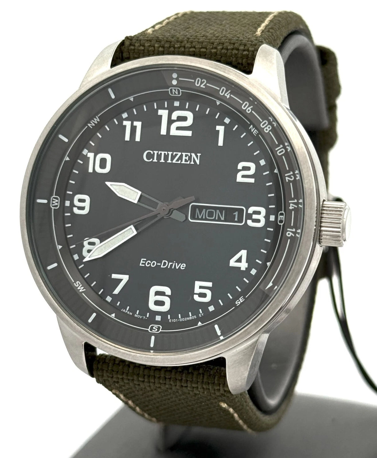 BM8590-01E Reloj Citizen Tactical de hombre pulsera de tela