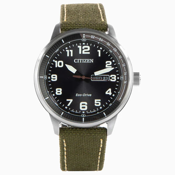BM8590-01E Reloj Citizen Tactical de hombre pulsera de tela