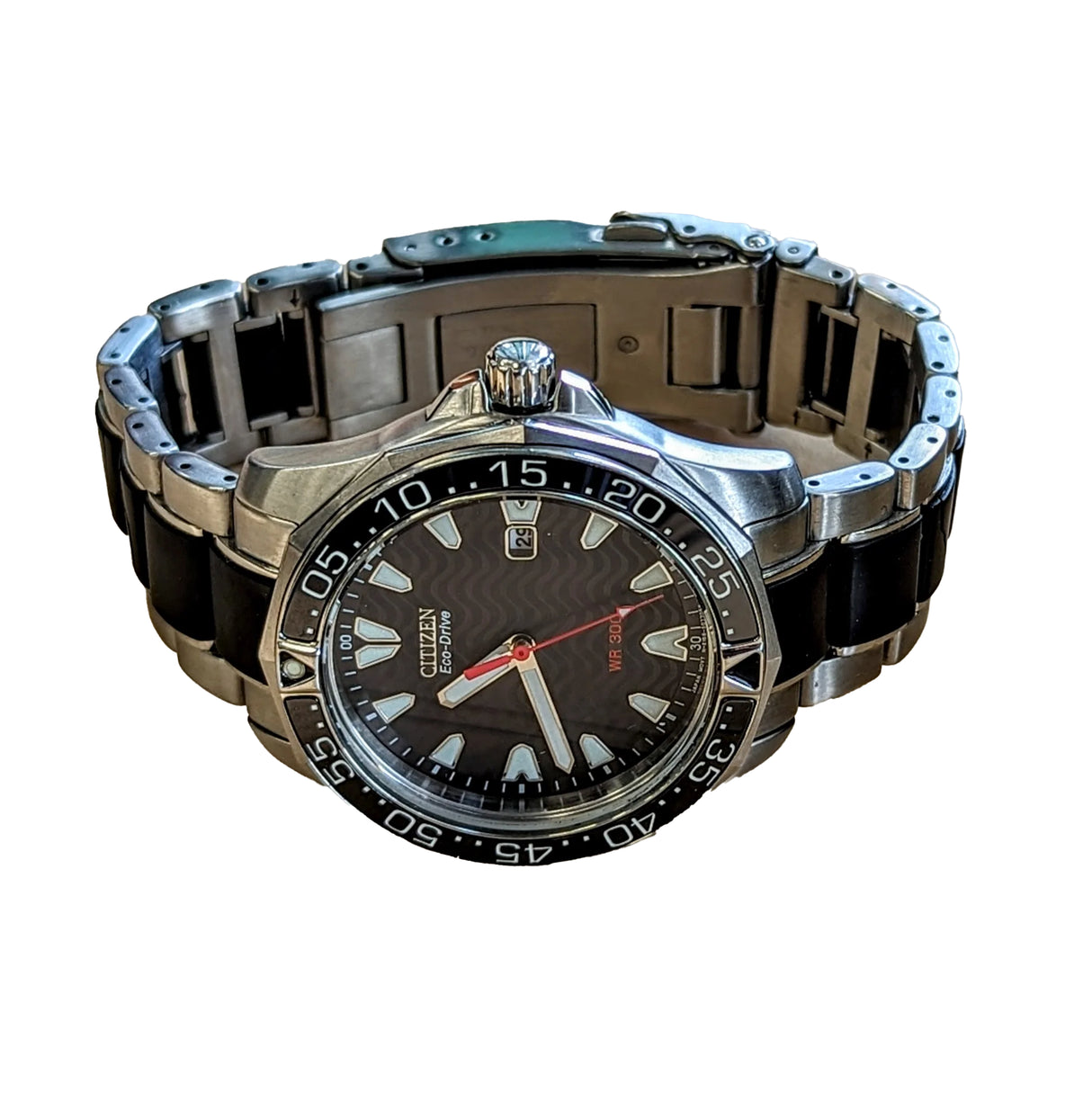 BN0030-71E Reloj Citizen Eco-Drive de caballero banda de metal