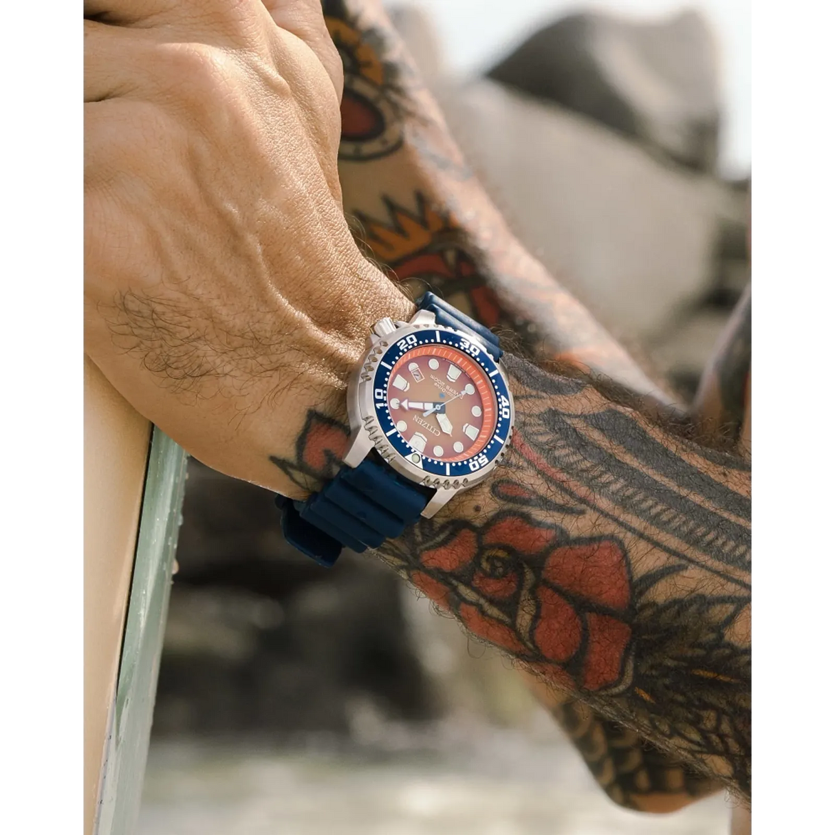 BN0169-03X Reloj Citizen Promaster Dive Unisex banda de silicona 44 mm