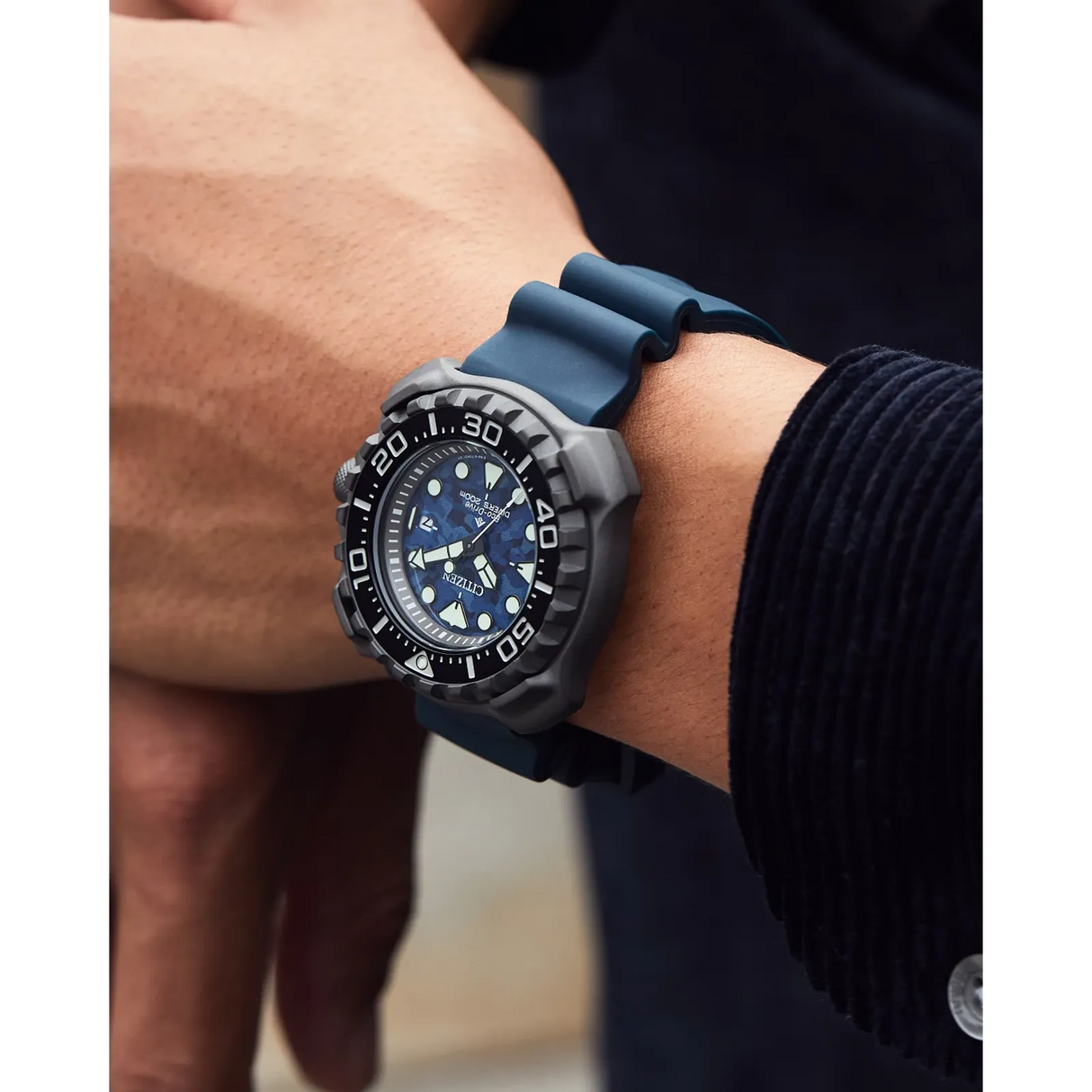 BN0227-09L Reloj Citizen Promaster de hombre correa de caucho