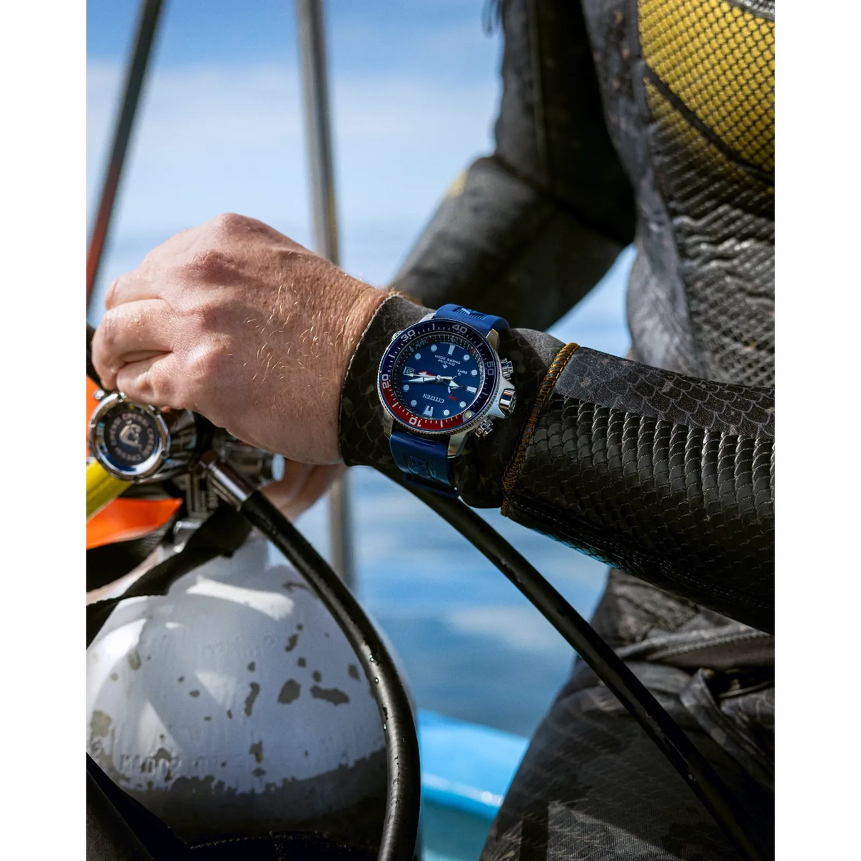 BN2038-01L Reloj Citizen Promaster Aqualand de caballero pulsera de caucho