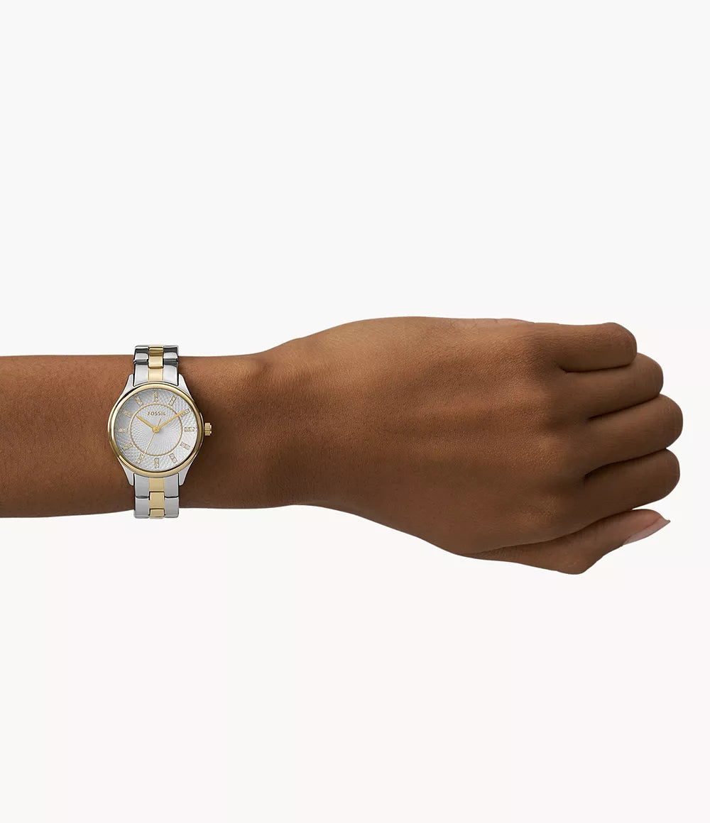 Reloj Fossil Sophisticate de dama Banda de metal 30 mm