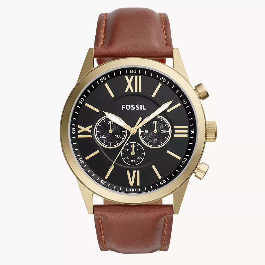 Reloj Fossil Flynn de caballero correa de cuero