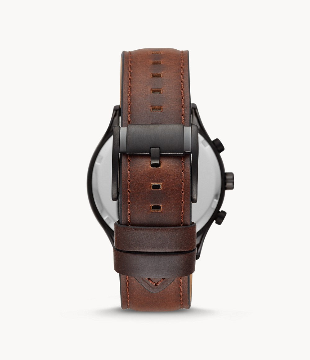 Fossil Fenmore Multifunction Reloj para Hombre Pulsera de Cuero Análogo