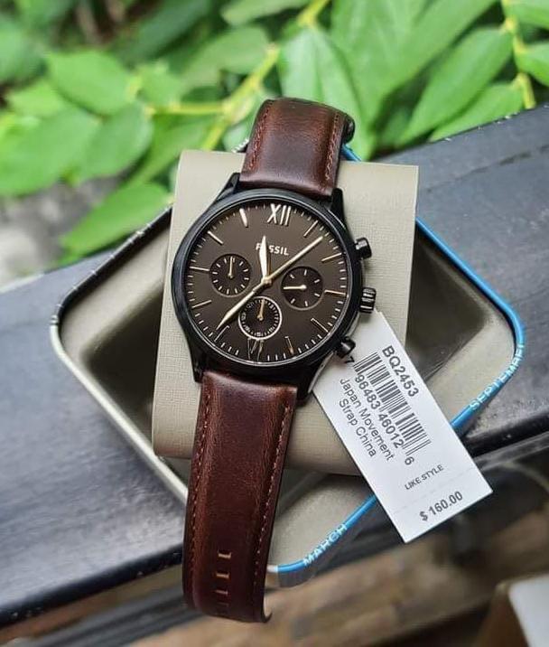 Fossil Fenmore Multifunction Reloj para Hombre Pulsera de Cuero Análogo