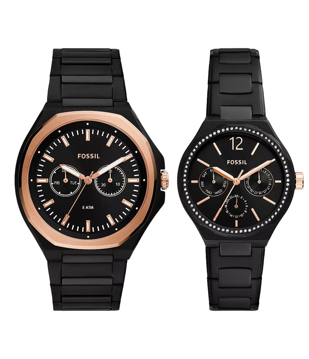 Fossil Conjunto de Reloj