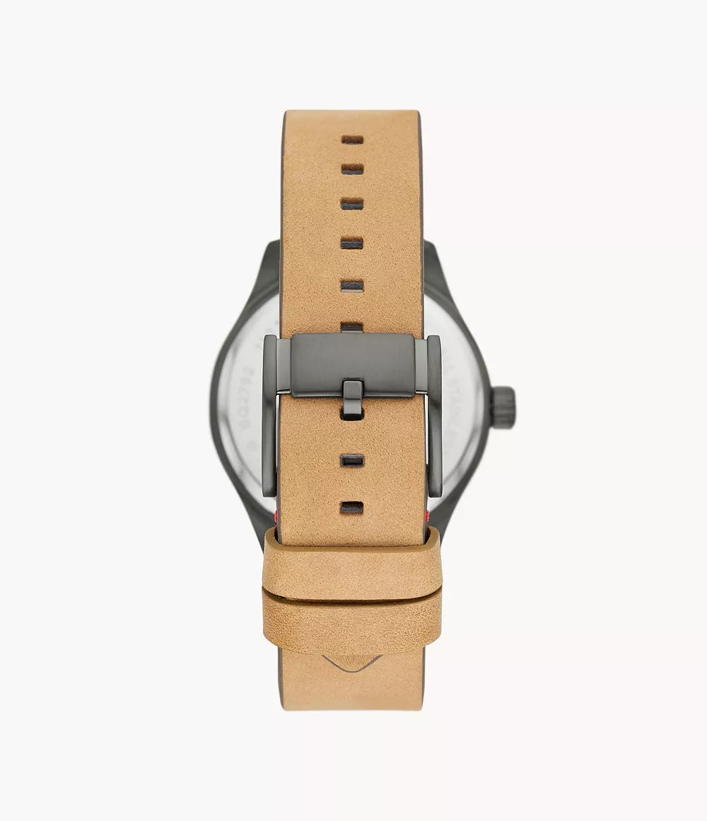 Fossil Easton Reloj para Hombre Pulsera de Cuero Análogo