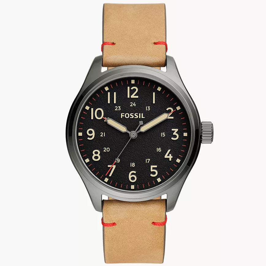 Fossil Easton Reloj para Hombre Pulsera de Cuero Análogo