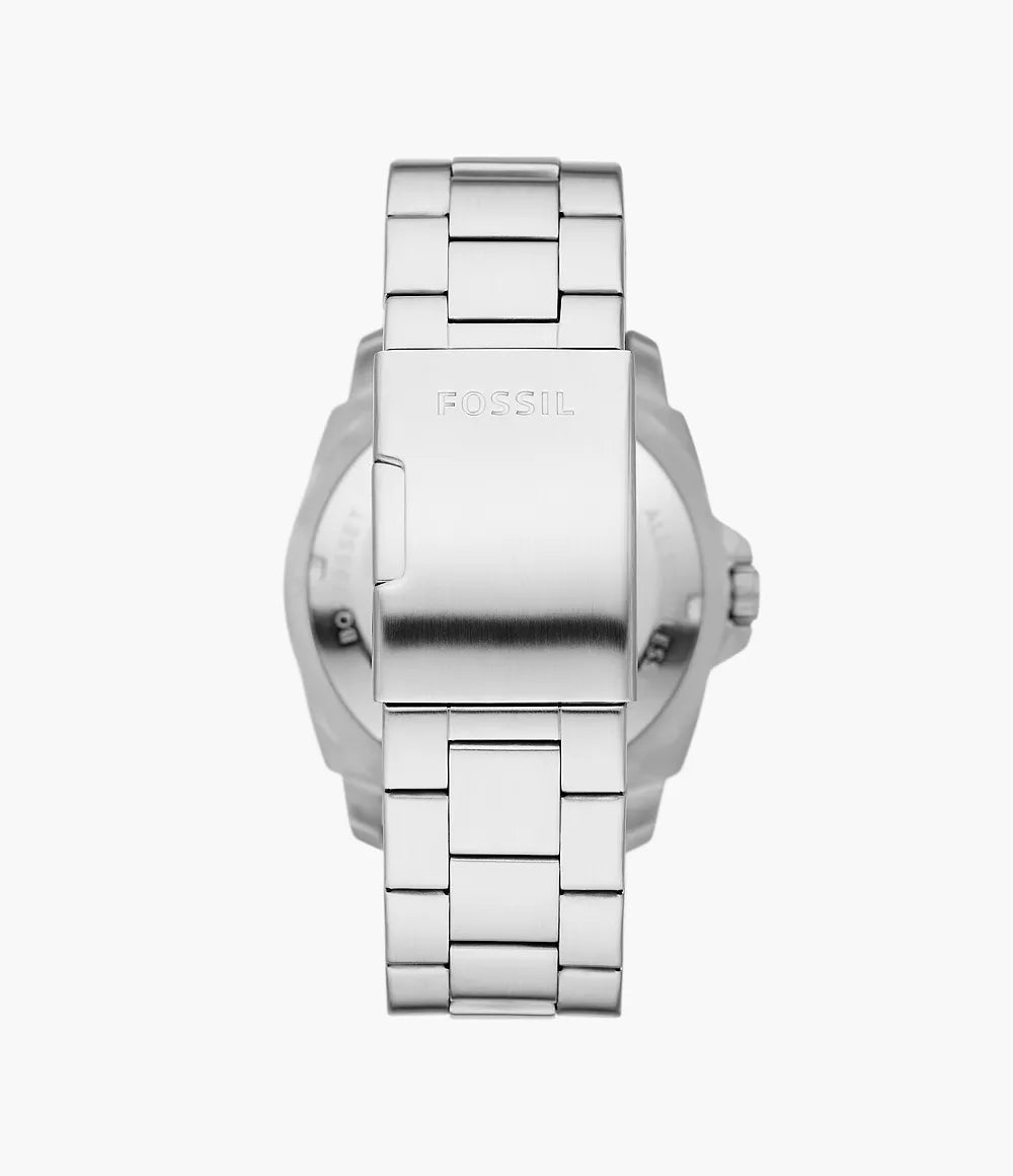 BQ2795SET Reloj Fossil Privateer de hombre pulsera de metal más pulsera de cuero 45mm