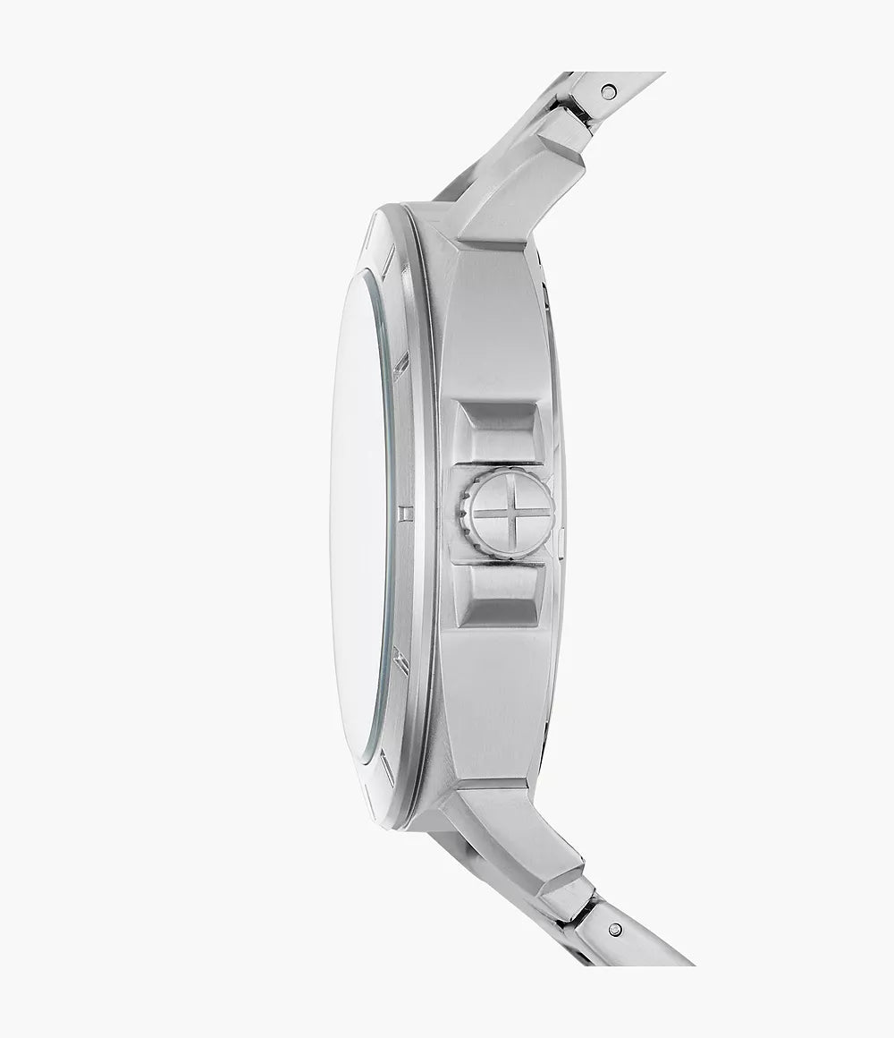 BQ2795SET Reloj Fossil Privateer de hombre pulsera de metal más pulsera de cuero 45mm