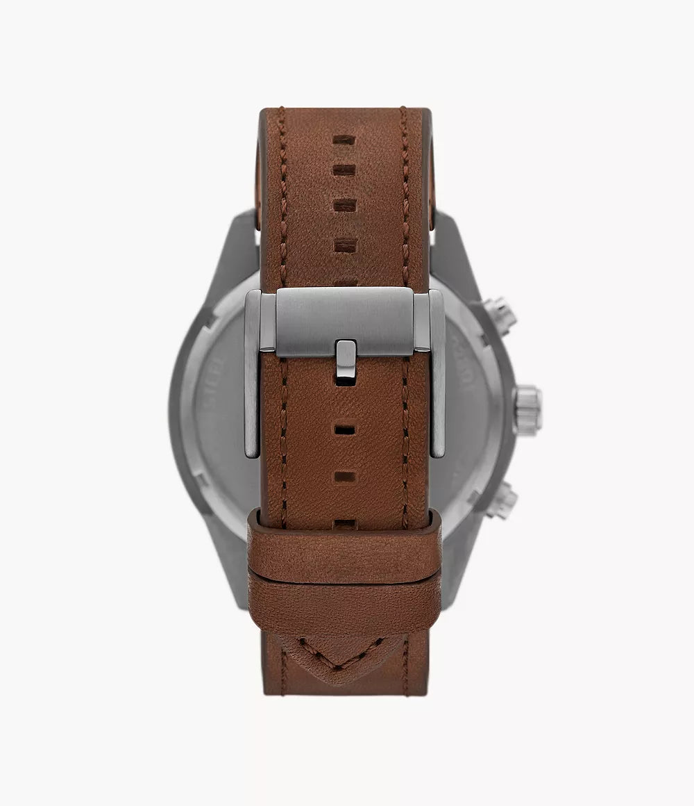 Reloj Fossil Brox de caballero correa de piel