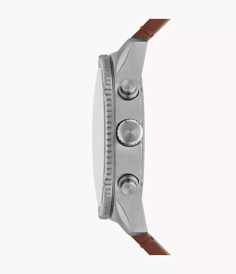 Reloj Fossil Brox de caballero correa de piel