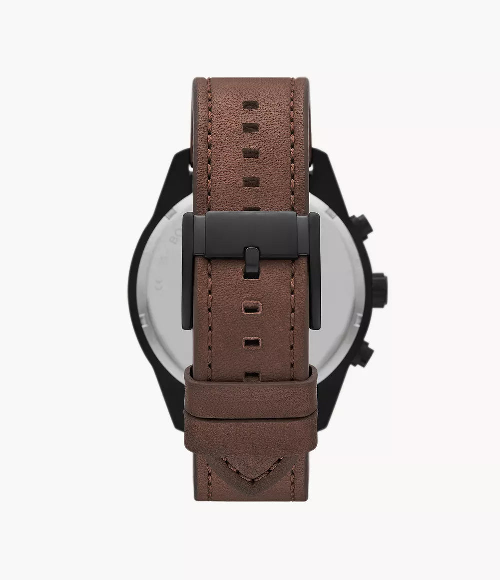 Reloj Fossil Brox de caballero correa de piel