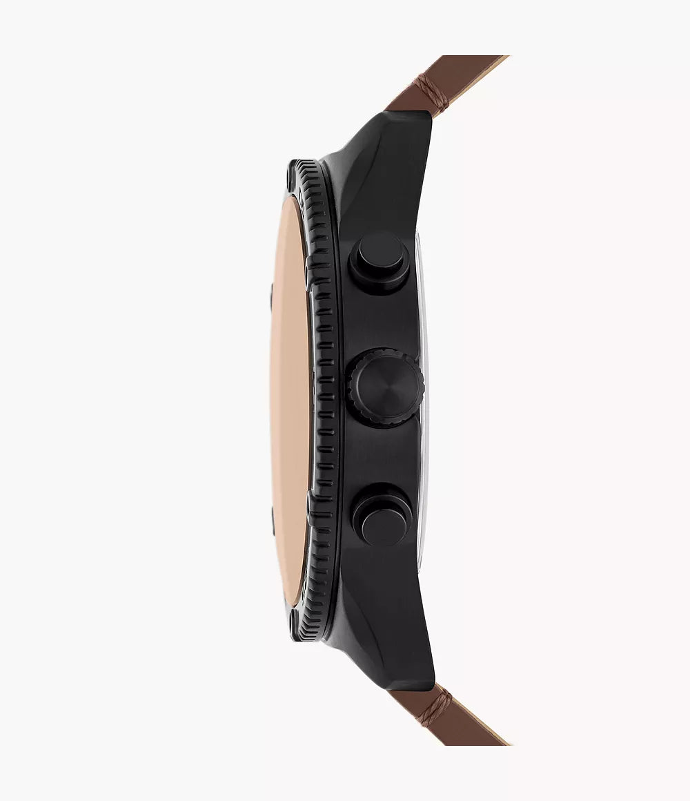 Reloj Fossil Brox de caballero correa de piel