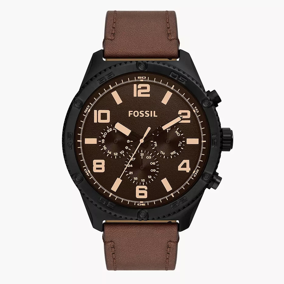 Reloj Fossil Brox de caballero correa de piel