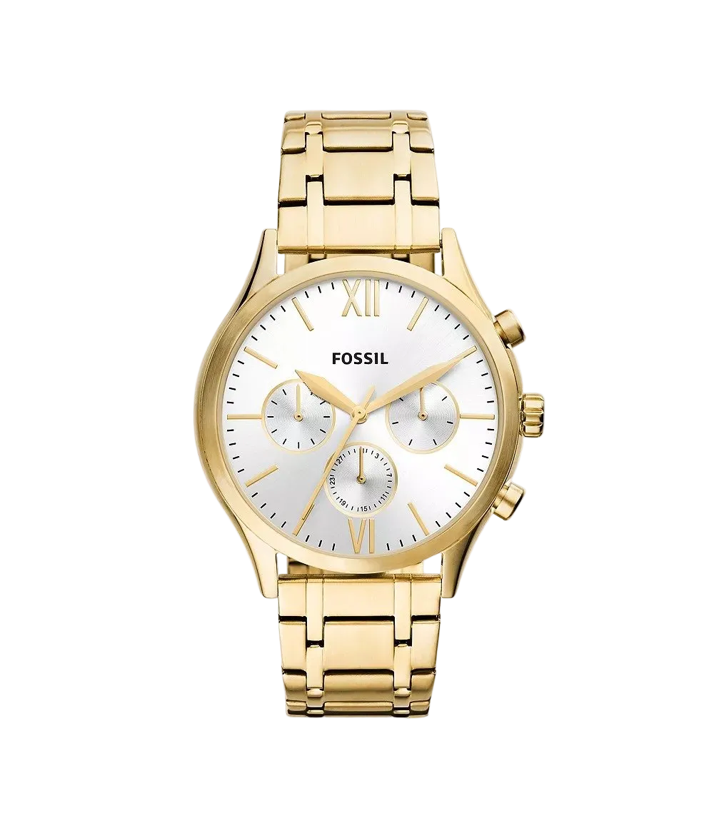 Fossil Fenmore Reloj Análogo para Hombre Pulsera de Metal