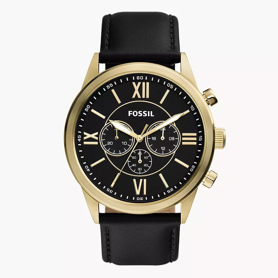 Reloj Fossil Flynn de caballero correa de cuero