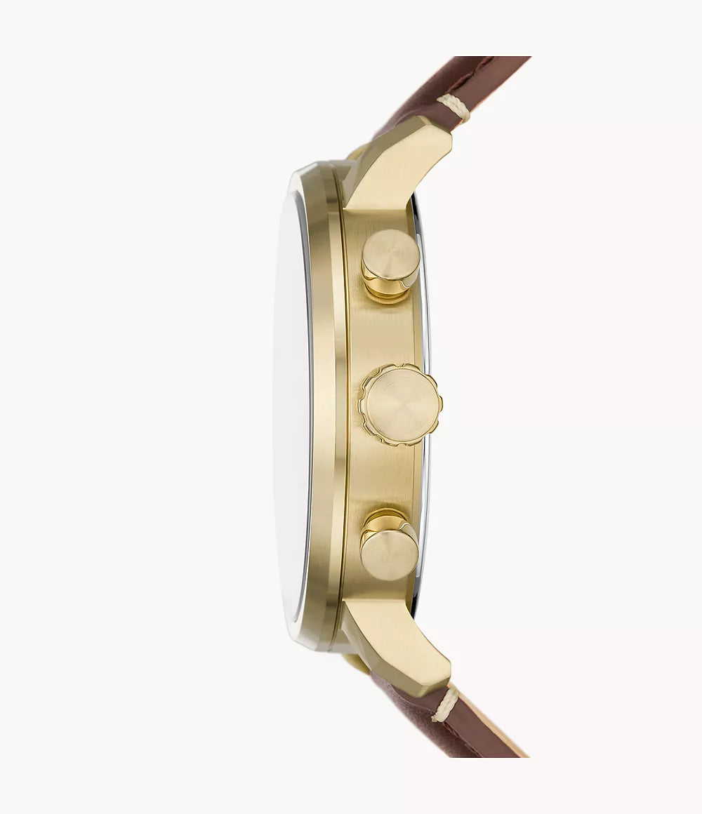 Reloj Fossil Rhett de caballero pulsera de piel