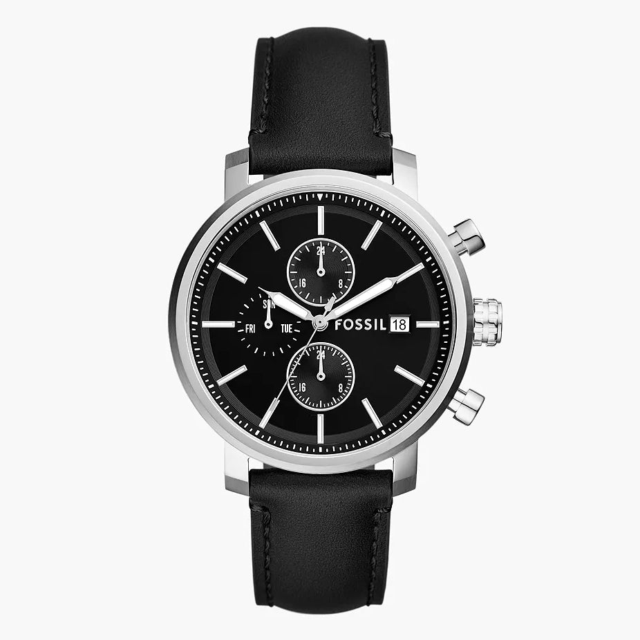 Reloj Fossil Rhett de caballero pulsera de piel