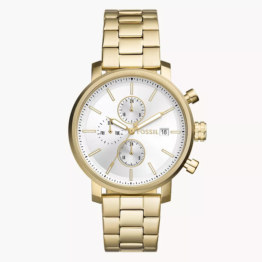 Fossil Rhett Multifunction Reloj para Hombre Pulsera de Metal Análogo