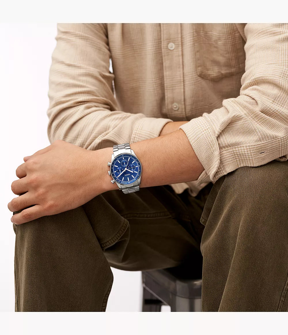 Reloj Fossil Sullivan de hombre pulsera de acero