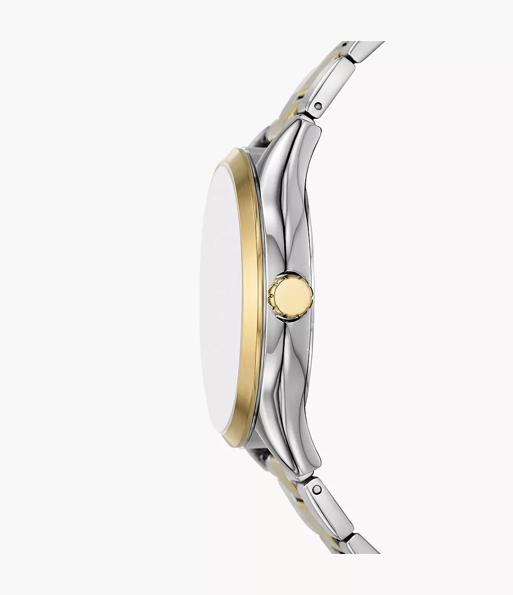 Fossil Fenmore Reloj Análogo para Hombre Pulsera de Metal