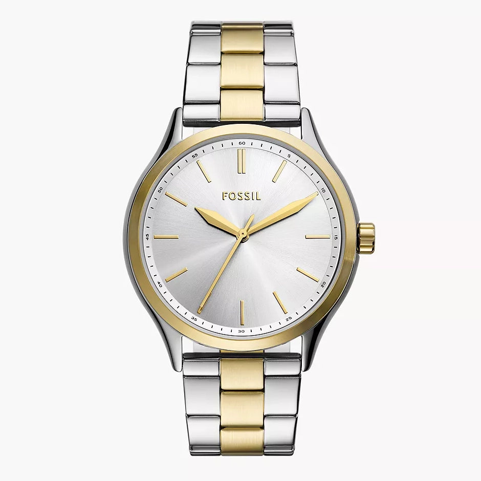 Fossil Fenmore Reloj Análogo para Hombre Pulsera de Metal