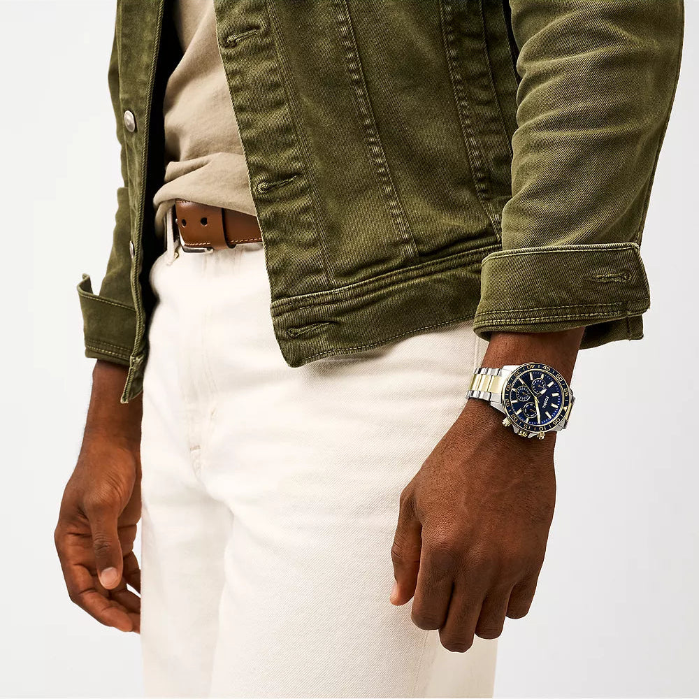 Reloj Fossil Bannanon pulsera de metal