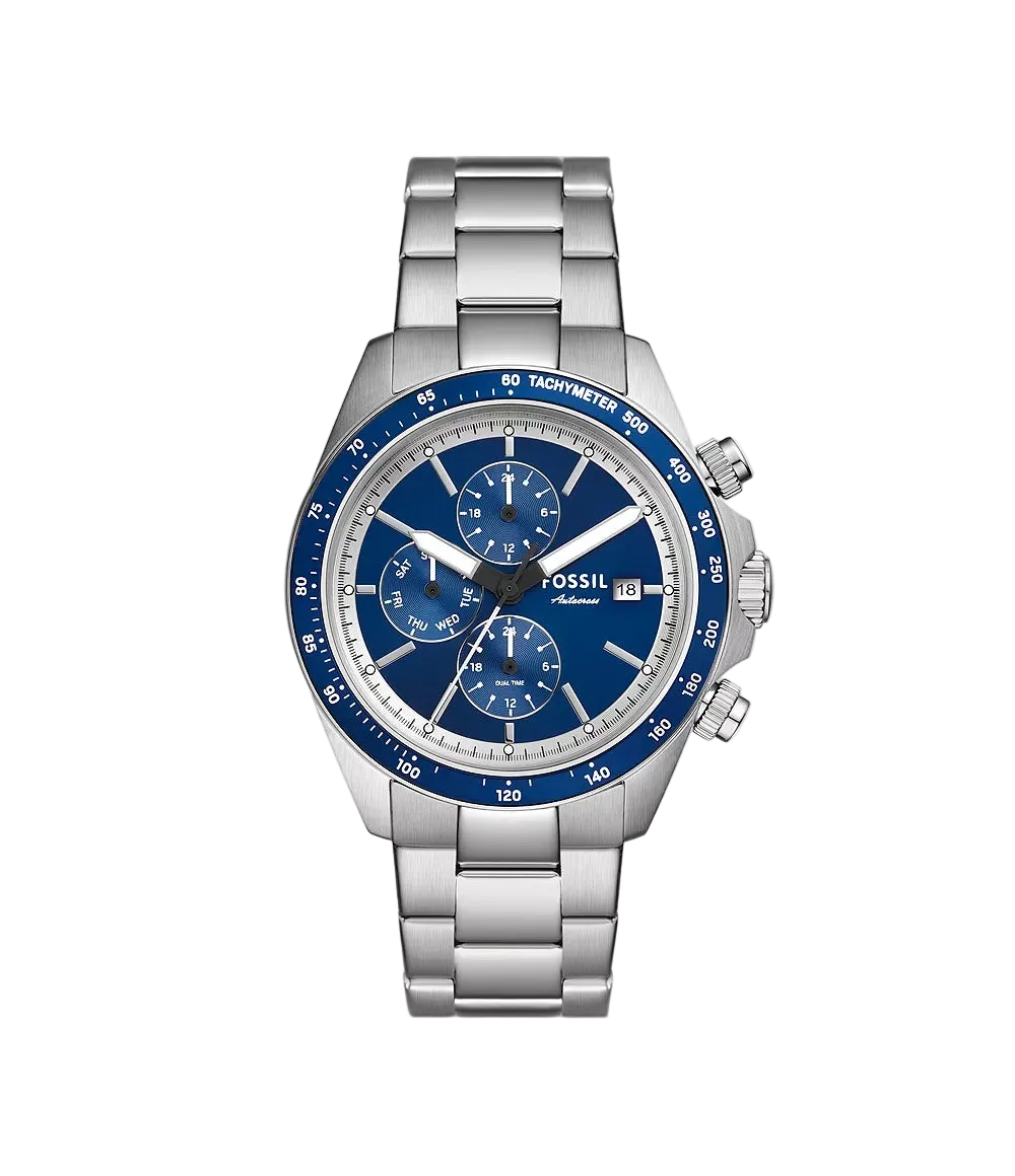Fossil Autocross Reloj para Caballero Pulsera de Metal Análogo