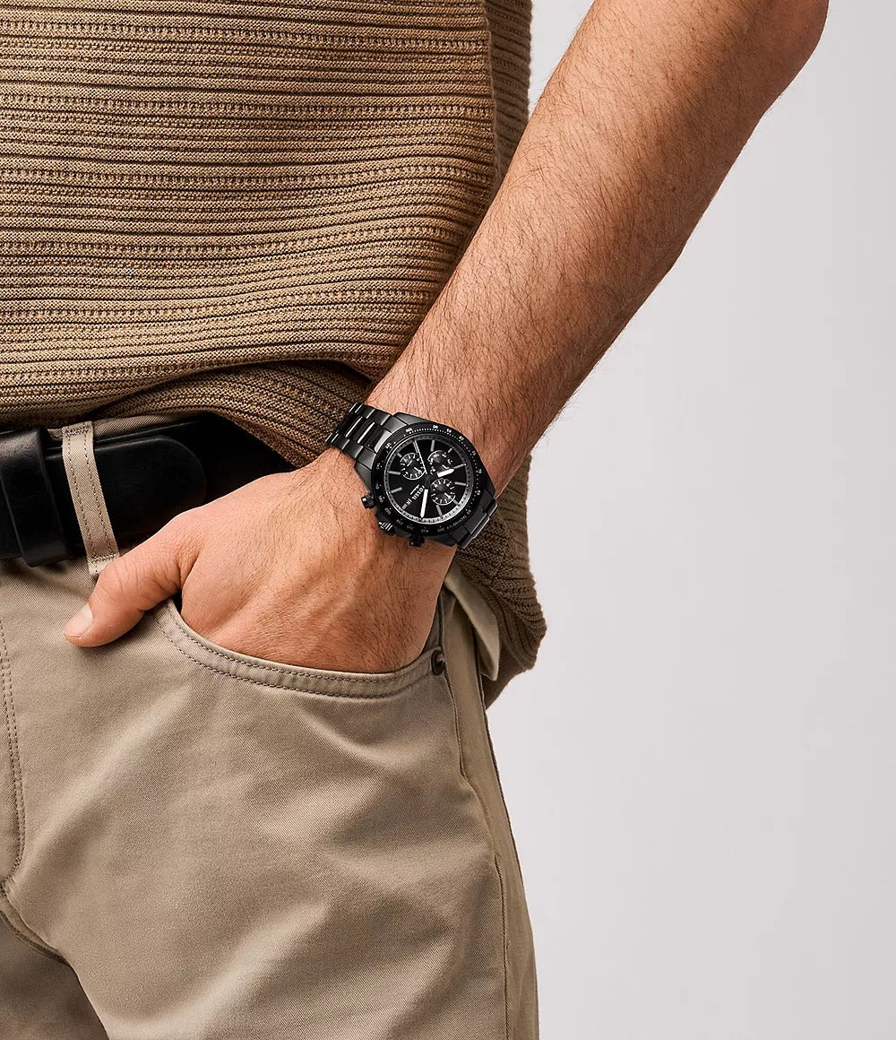 Fossil Autocross Reloj para Caballero Pulsera de Metal Análogo