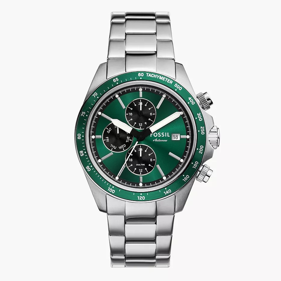 Fossil Autocross Reloj para Caballero Pulsera de Metal Análogo