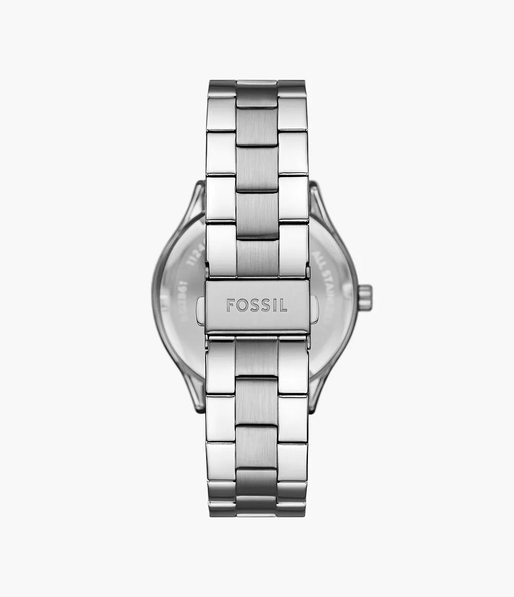 Fossil Fenmore Reloj Análogo para Hombre Pulsera de Metal