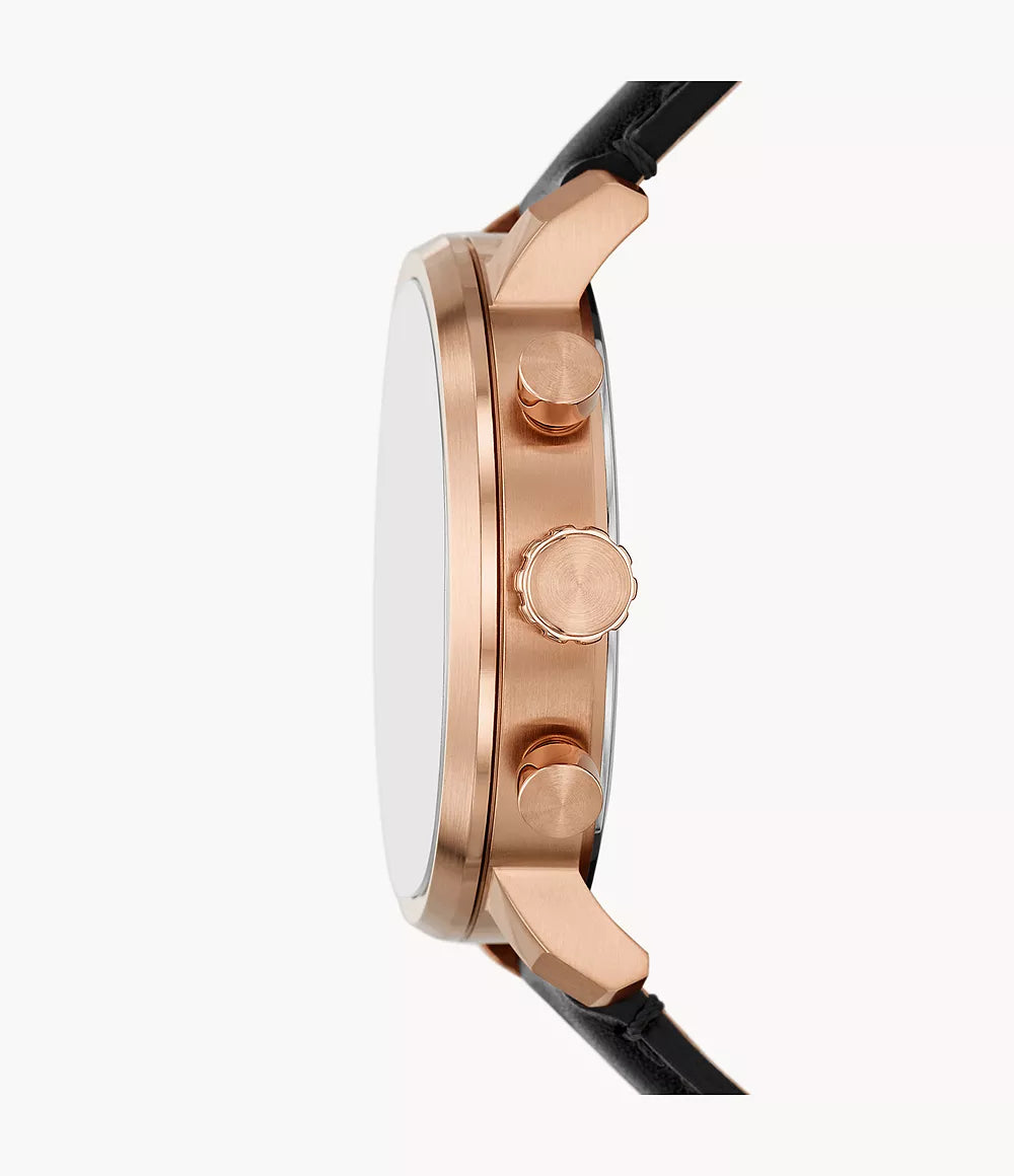 Reloj Fossil Rhett de caballero pulsera de piel