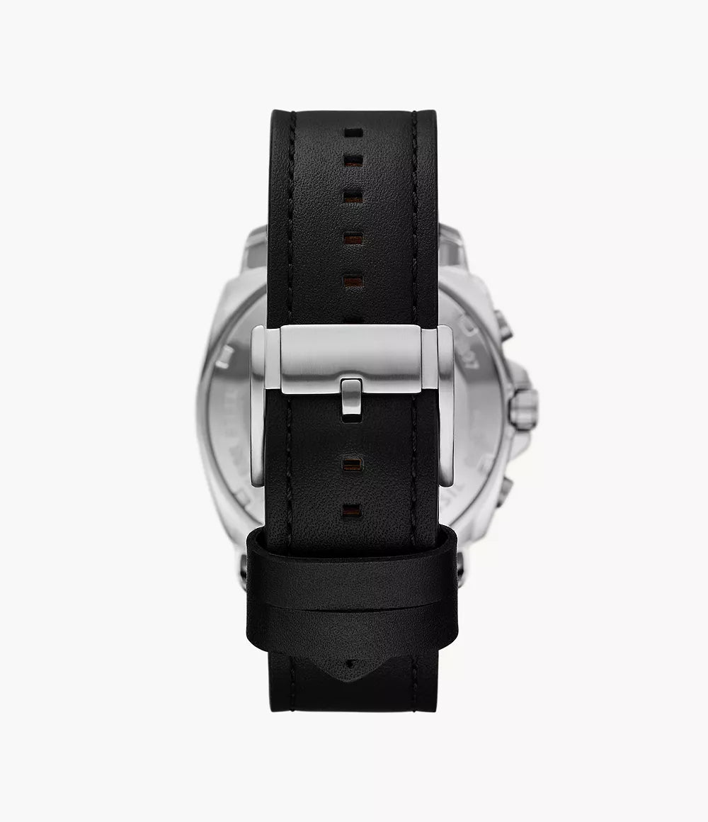 Fossil Privateer Reloj Análogo para Hombre Pulsera de Cuero