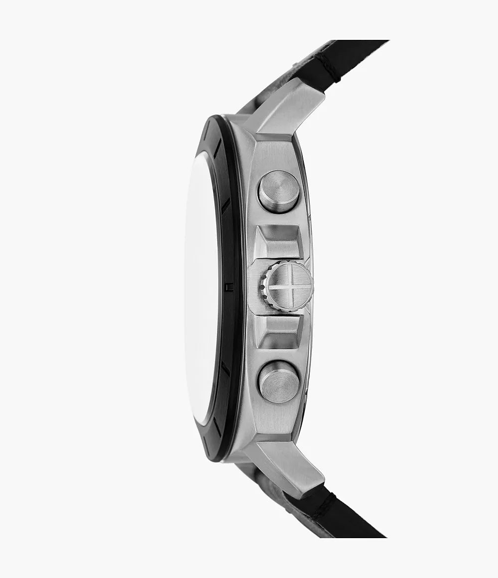 Fossil Privateer Reloj Análogo para Hombre Pulsera de Cuero