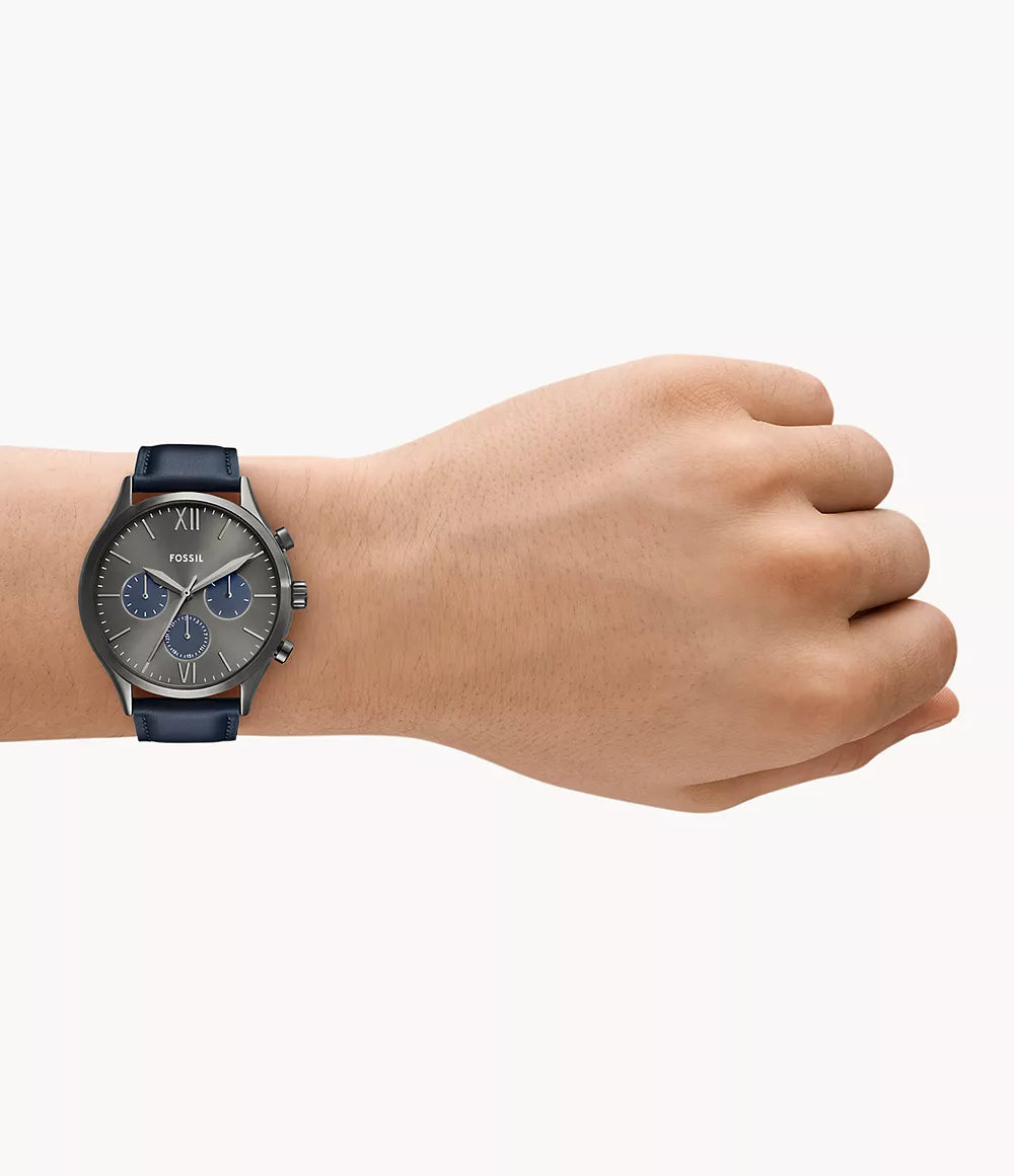 Fossil Fenmore Multifunction Reloj para Hombre Pulsera de Cuero Análogo