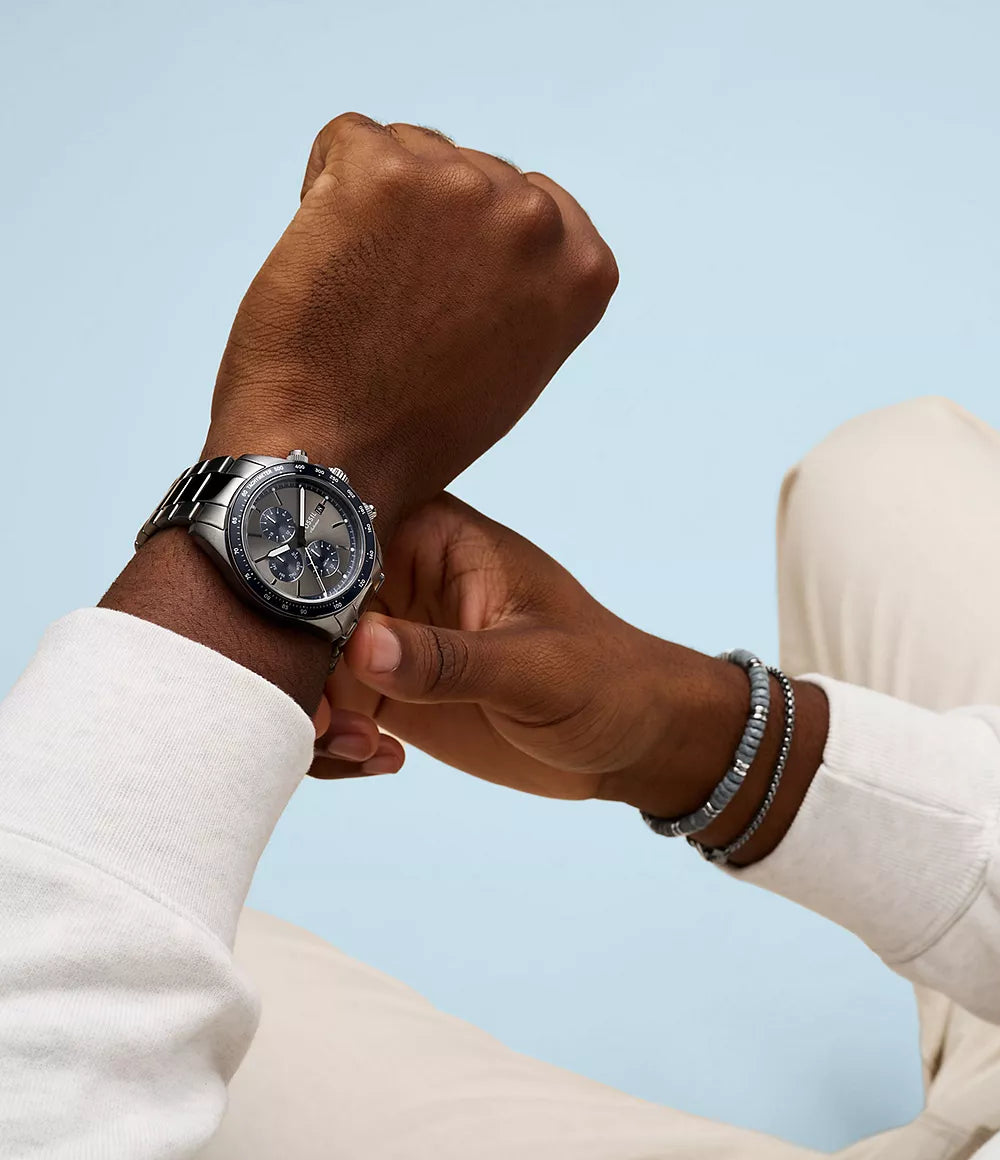 Fossil Autocross Reloj para Caballero Pulsera de Metal Análogo