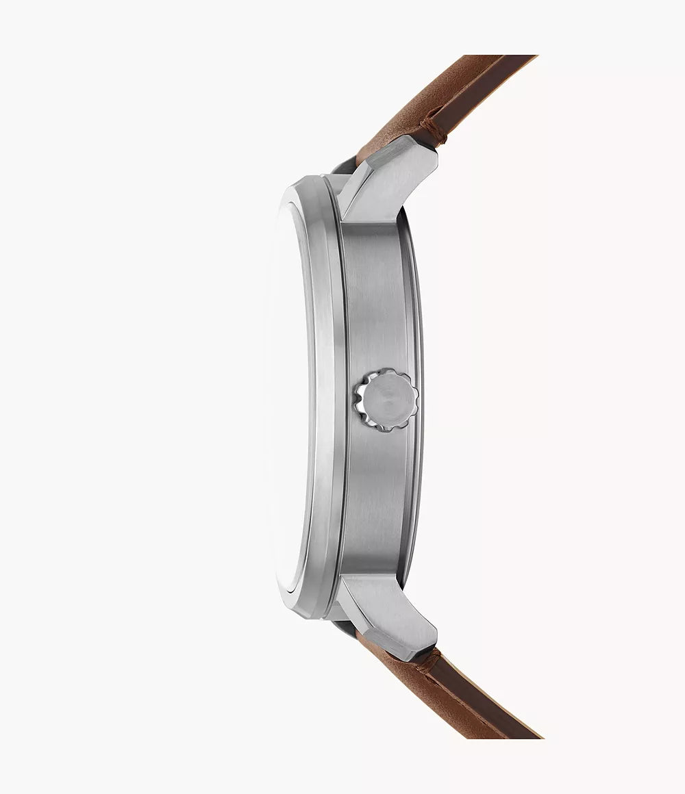 Reloj Fossil Rhett de caballero pulsera de piel