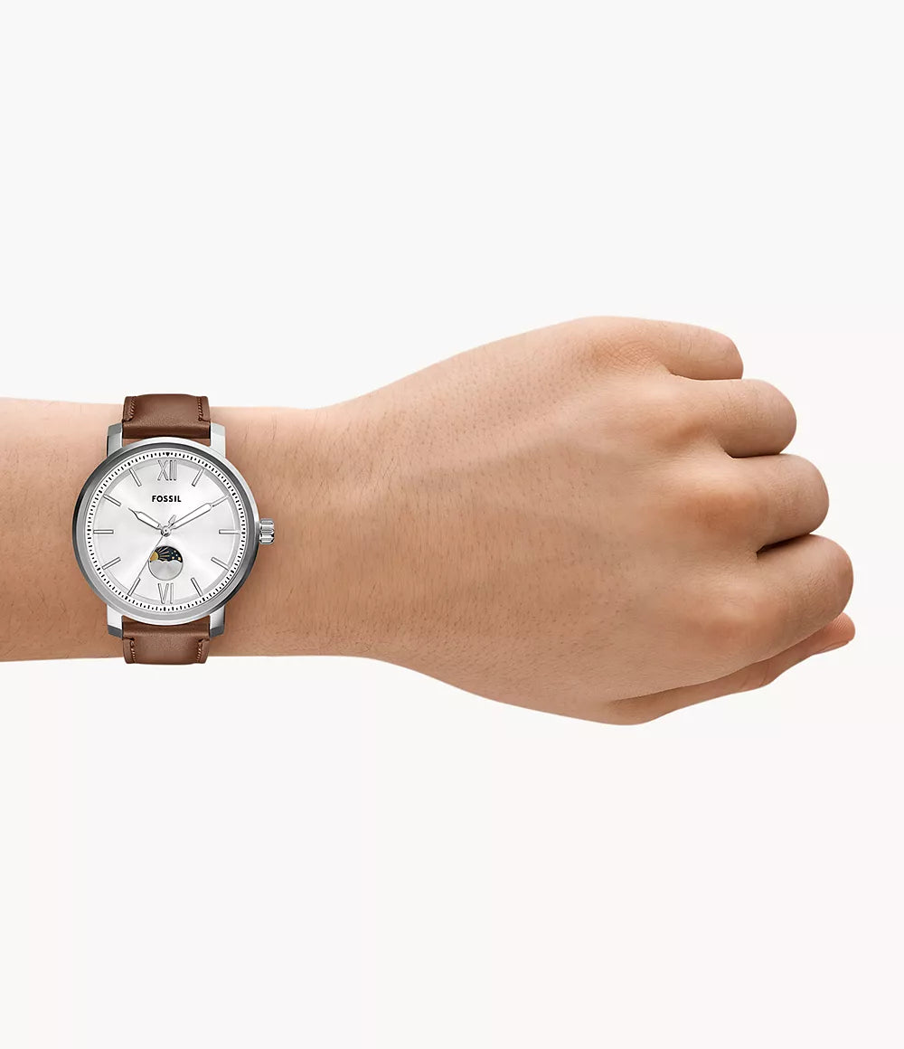 Reloj Fossil Rhett de hombre correa de piel 43 mm