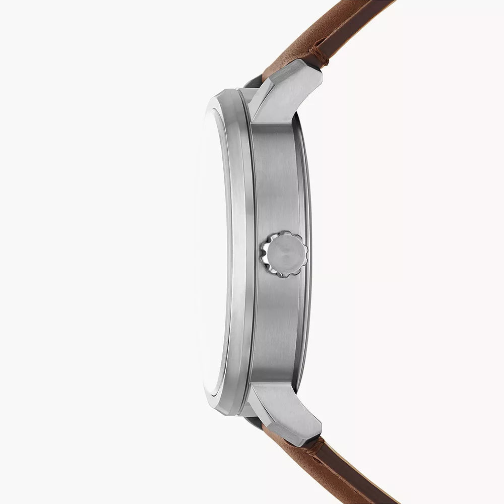 Reloj Fossil Rhett de hombre correa de piel 43 mm