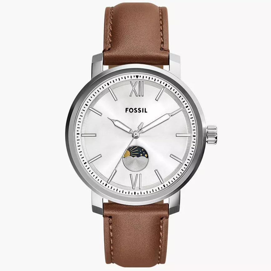 Reloj Fossil Rhett de hombre correa de piel 43 mm