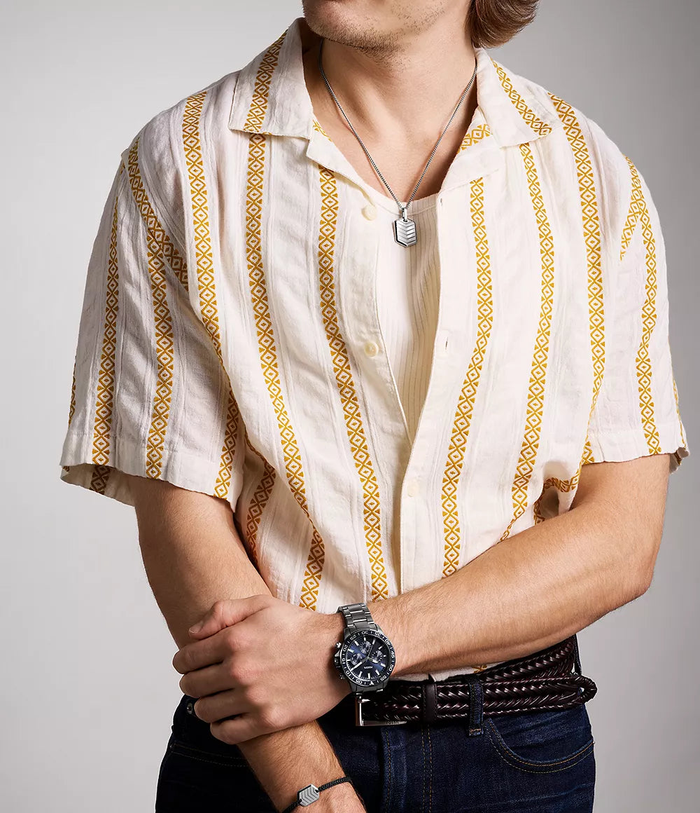 Reloj Fossil Análogo para Hombre Banda de Metal