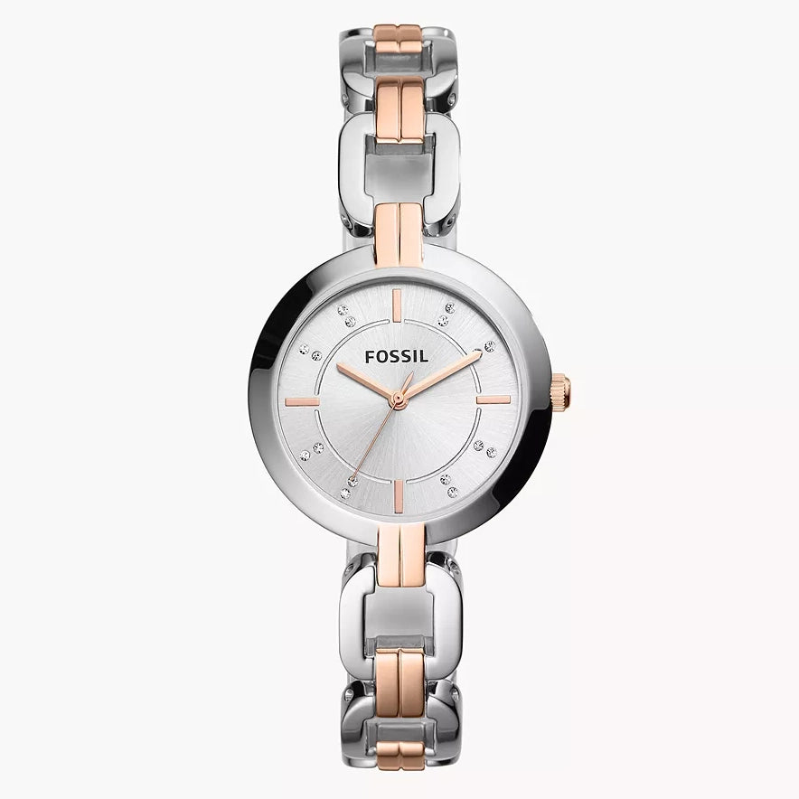 Reloj Fossil Kerrigan de dama pulsera de metal