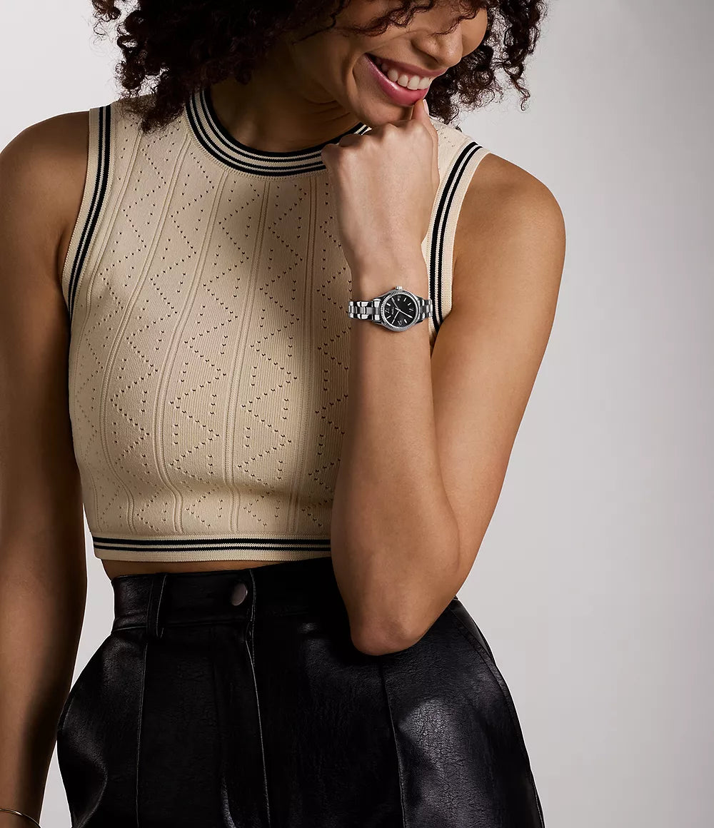 Reloj Fossil Rye de dama pulsera de metal