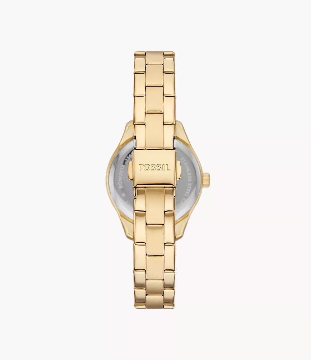 Reloj Fossil Rye de dama pulsera de metal